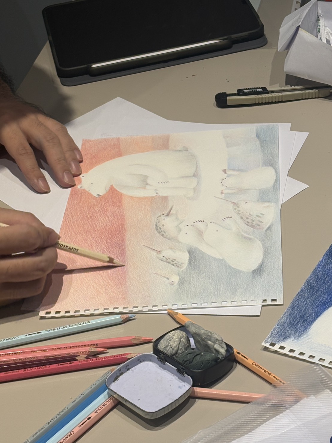 Portfolio – Colored Pencil Illustration