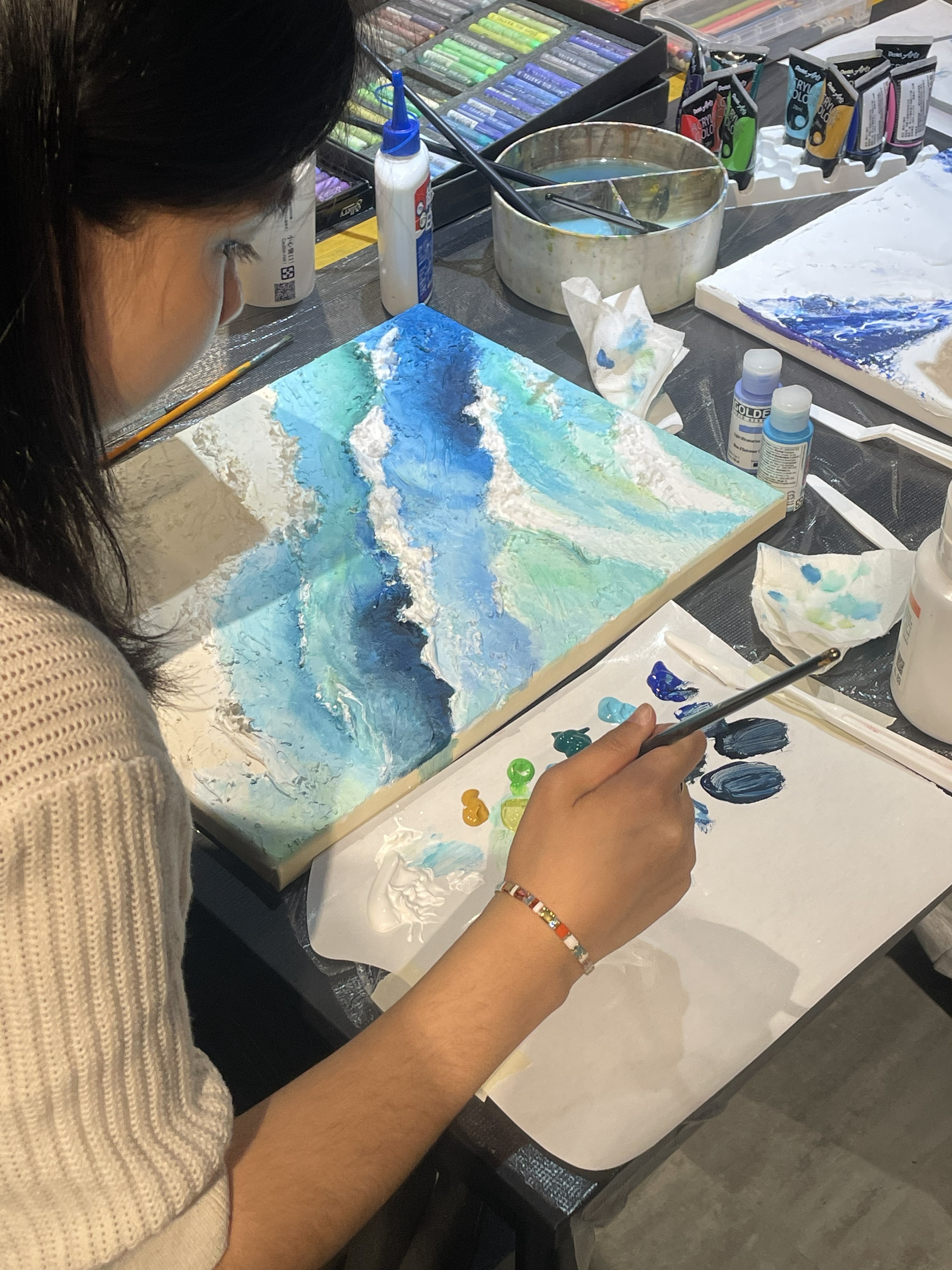 Corporate Art Class | Fluid Art